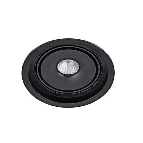Levně AZZ AZ3470 LED Zápustné bodové svítidlo Azzardo Boston 1 Round black AZ3470 10W 810lm 3000K IP20 12cm kulaté černé stmívatelné - AZZARDO
