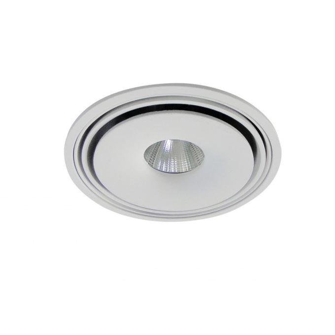 AZZ AZ3471 LED Zápustné bodové svítidlo Azzardo Boston 1 Round white AZ3471 10W 810lm 3000K IP20 12cm kulaté bílé stmívatelné - AZZARDO