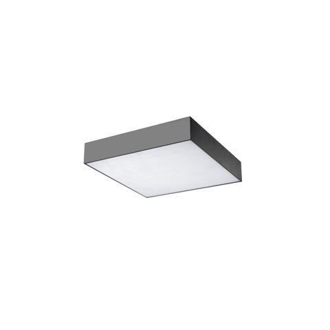Levně AZZ AZ3690 LED Stropní přisazené svítidlo Azzardo Monza II S 40 3000K black AZ3690 46W 4508lm 3000K IP20 40cm černé čtvercové - AZZARDO
