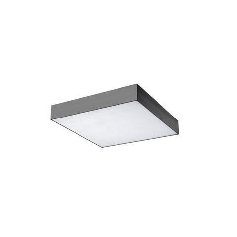 AZZ AZ3694 LED Stropní přisazené svítidlo Azzardo Monza II S 50 3000K black AZ3694 74W 6120lm 3000K IP20 50cm černé čtvercové - AZZARDO