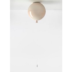 Obrázek pro produkt Stropní svítidlo Memory průměr skla 30cm E27 15W RŮŽOVÁ lesklá - BROKIS C
