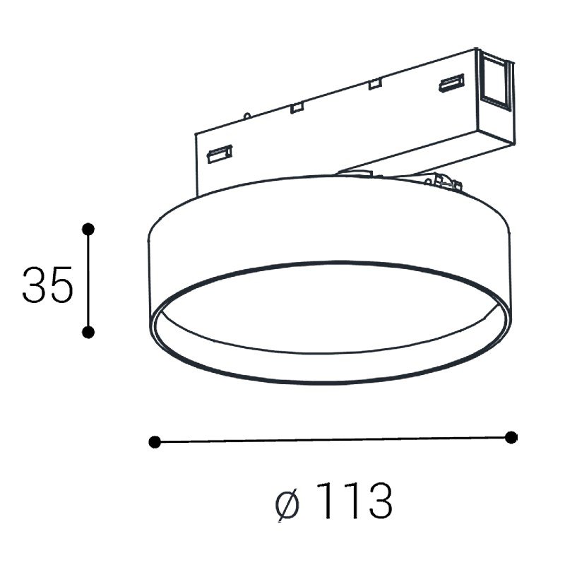 LED2 6301131 Svítidlo OLLI, W 12W 3000K bílé - LED2 Lighting (obrázek 3)