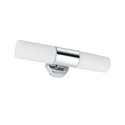 Obrázek pro produkt Svítidlo k zrcadlu Lenia IP44 max. 2x20 W chrom, opálové, kov, sklo - PAULMANN