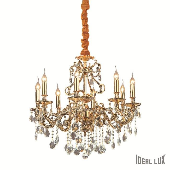 ILUX 060514 Závěsné svítidlo Ideal Lux Gioconda SP8 oro 060514 - IDEALLUX