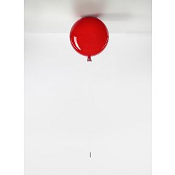 Obrázek pro produkt Stropní svítidlo Memory průměr skla 30cm E27 15W ČERVENÁ matná - BROKIS C