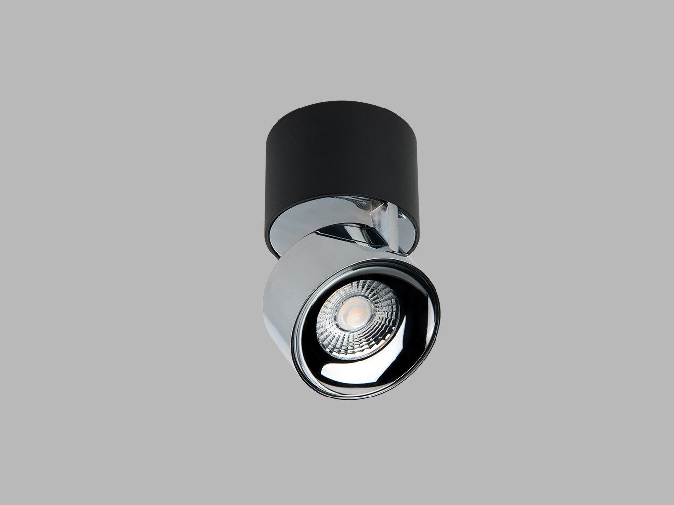 LED2 11508335DT Svítidlo KLIP ON, BC DIM TRIAC 11W 3000K stropní chrom/černé - LED2 Lighting