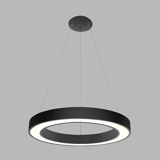 LED2 3270753DT SATURN 60 P-Z, B DIM TRIAC 50W 2CCT 3000K/4000K závěsné černé - LED2 Lighting