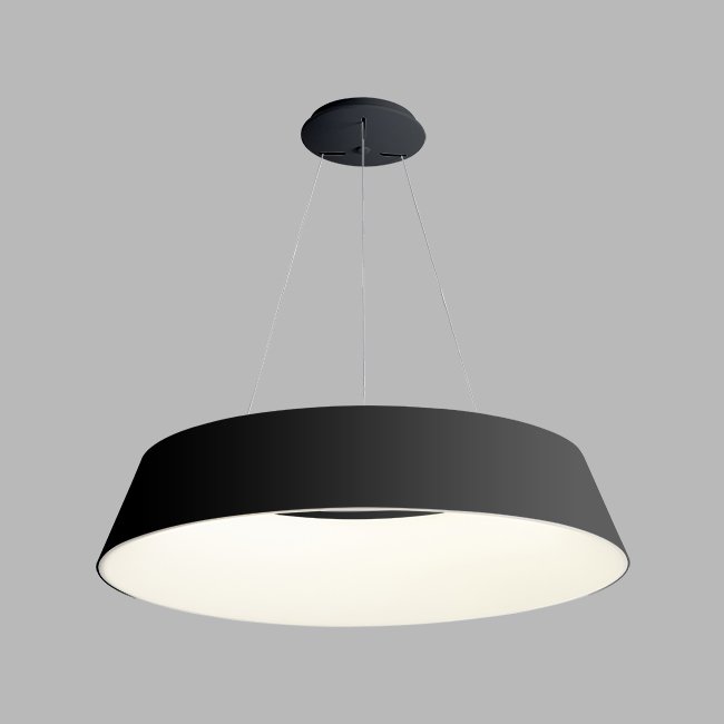 LED2 3272853DT Svítidlo KATY 78 Z, B DIM TRIAC 80W 2CC3000K/4000K závěsné černé - LED2 Lighting