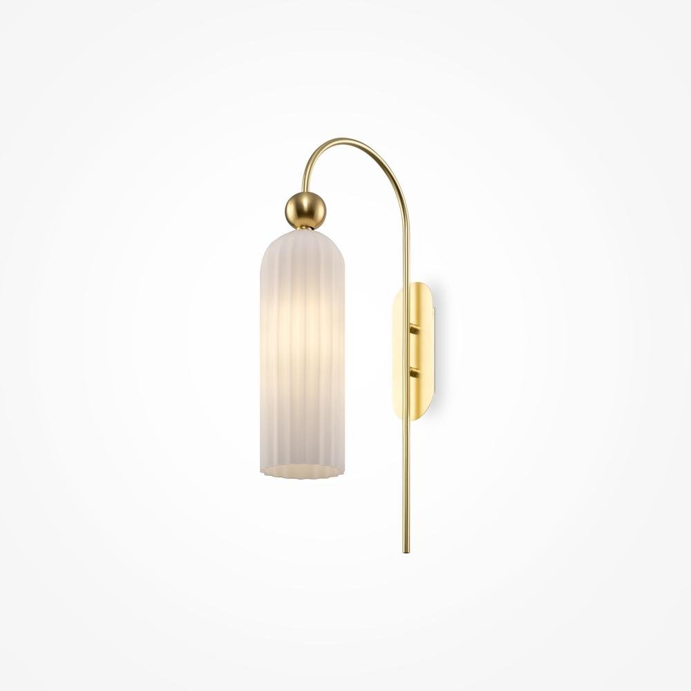 M MOD302WL-01W Nástěnné svítidlo Antic E14 40W bílá kov sklo designové - MAYTONI