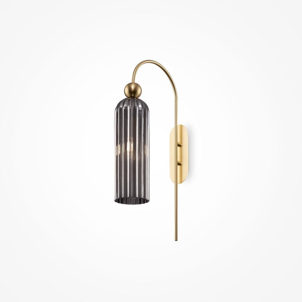 M MOD302WL-01GR Nástěnné svítidlo Antic E14 40W šedá sklo designové - MAYTONI