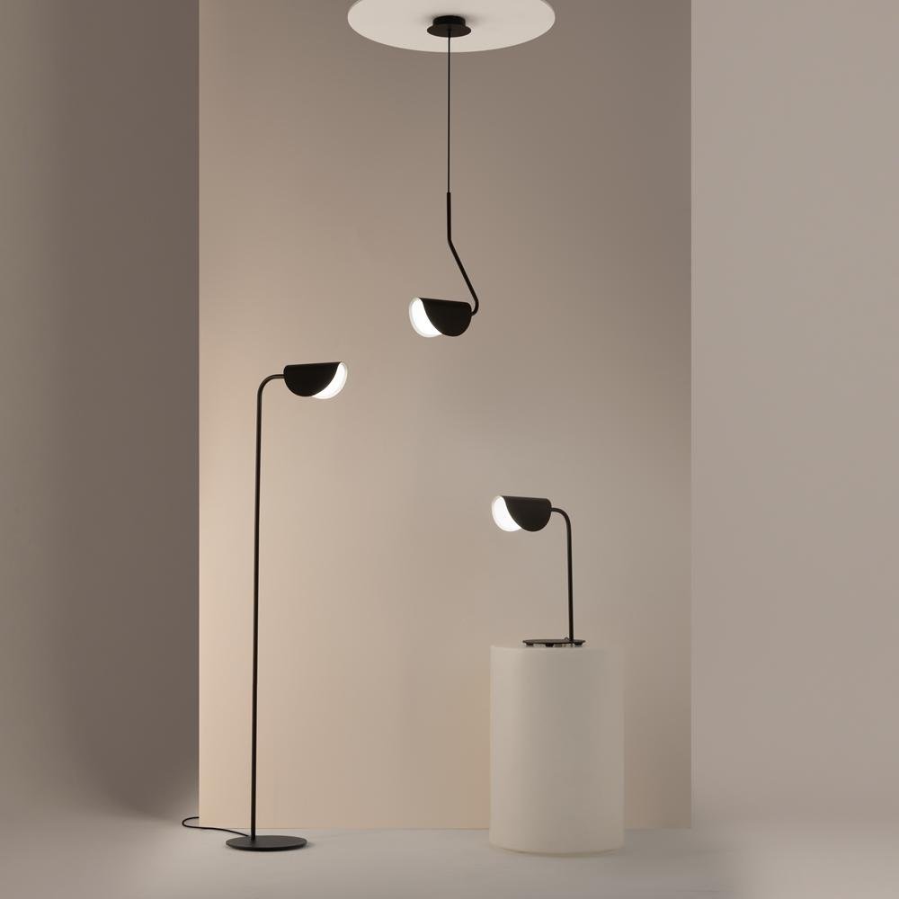 M MOD126TL-01B Stolní lampa Mollis 28W černá kov akrylát designová - MAYTONI (obrázek 4)