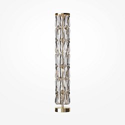 Obrázek pro produkt Stojací lampa Puntes 8xE14 480W zlatá ocel křišťálové přívěsky nastavitelná výška  - MAYTONI