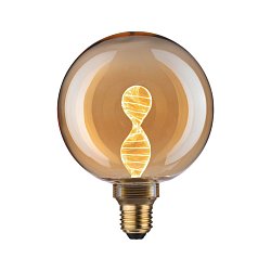 Obrázek pro produkt Inner Glow Edition LED Globe Helix E27 230V 3,5W 1800K zlatá - PAULMANN
