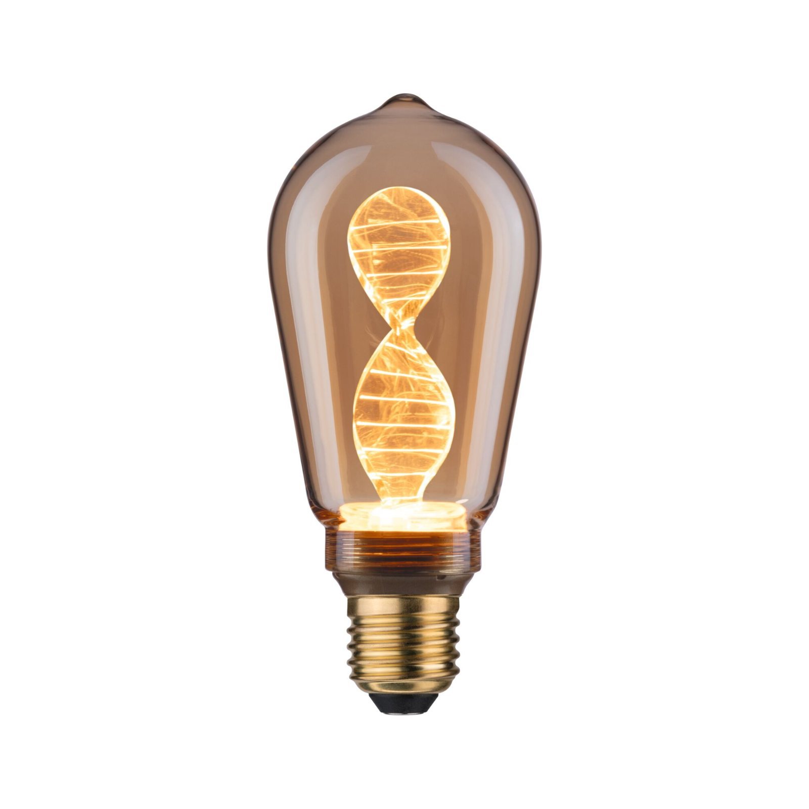 P 28885 Inner Glow Edition LED žárovka Helix E27 230V 3,5W 1800K zlatá - PAULMANN