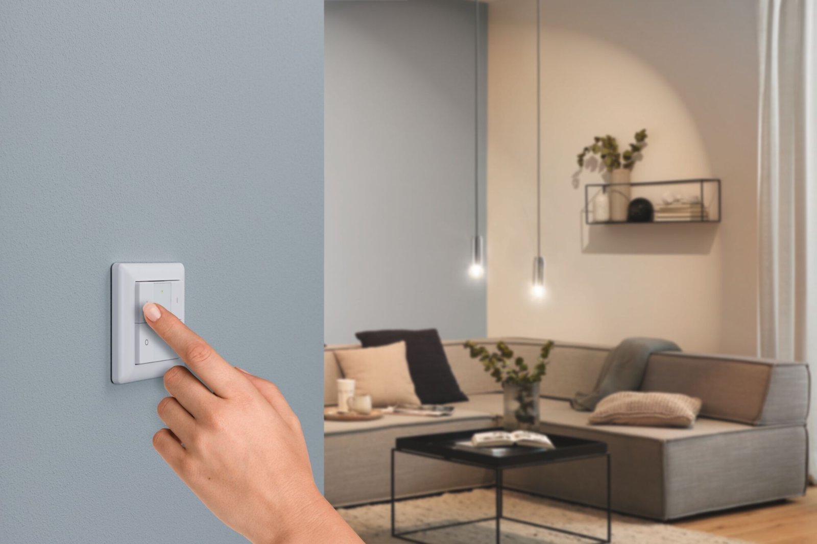 P 50134 Vypínač Smart Home Zigbee On/Off/Dimm bílá - PAULMANN (obrázek 3)