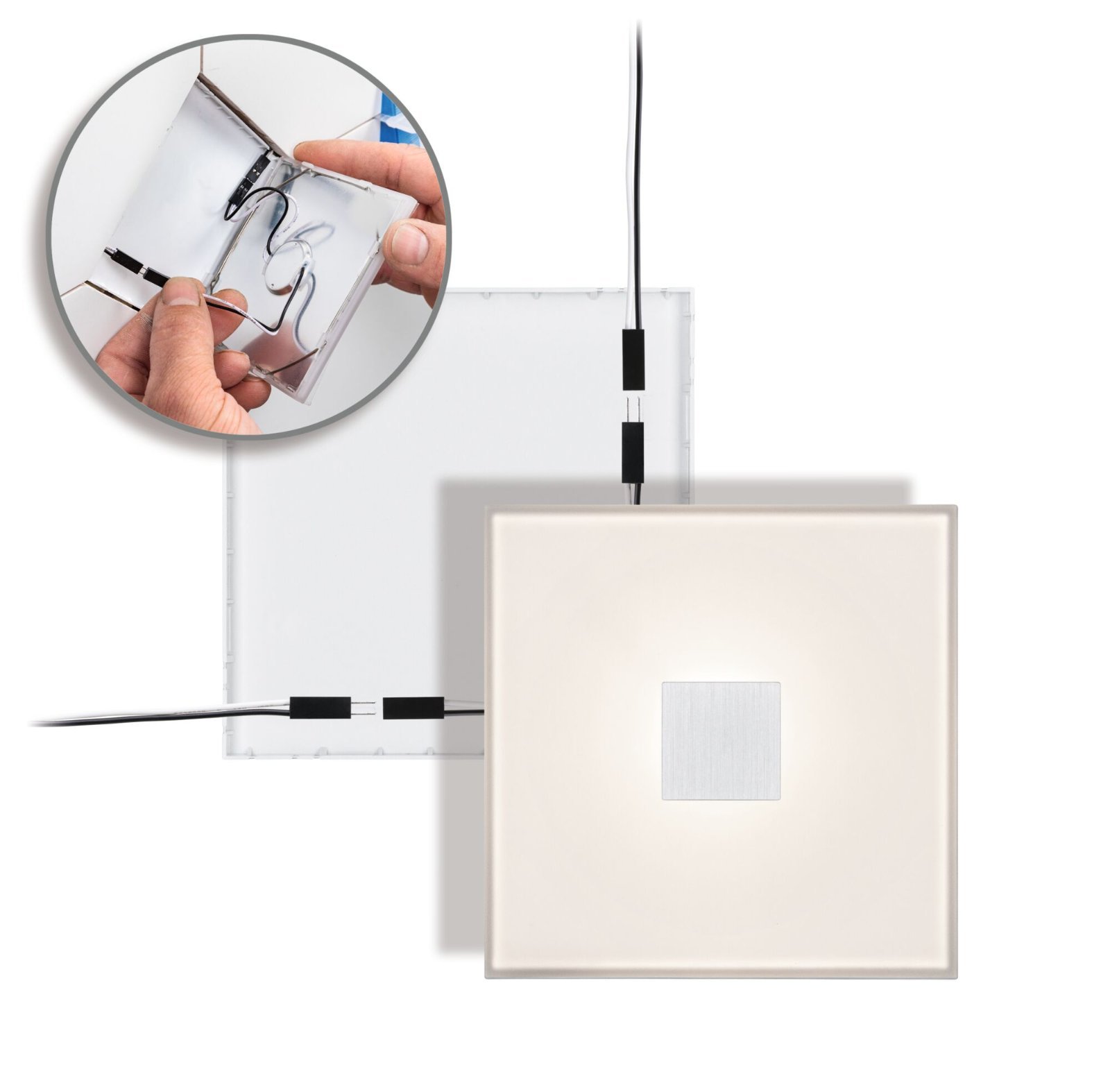 P 78418 LumiTiles kabel Square teplá bílá 1,9m 12V černá umělá hmota - PAULMANN (obrázek 7)