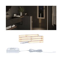Obrázek pro produkt LumiTiles LED pásek Full-Line COB Slim 1m IP44 3W 280LEDs/m 2700K 7VA - PAULMANN