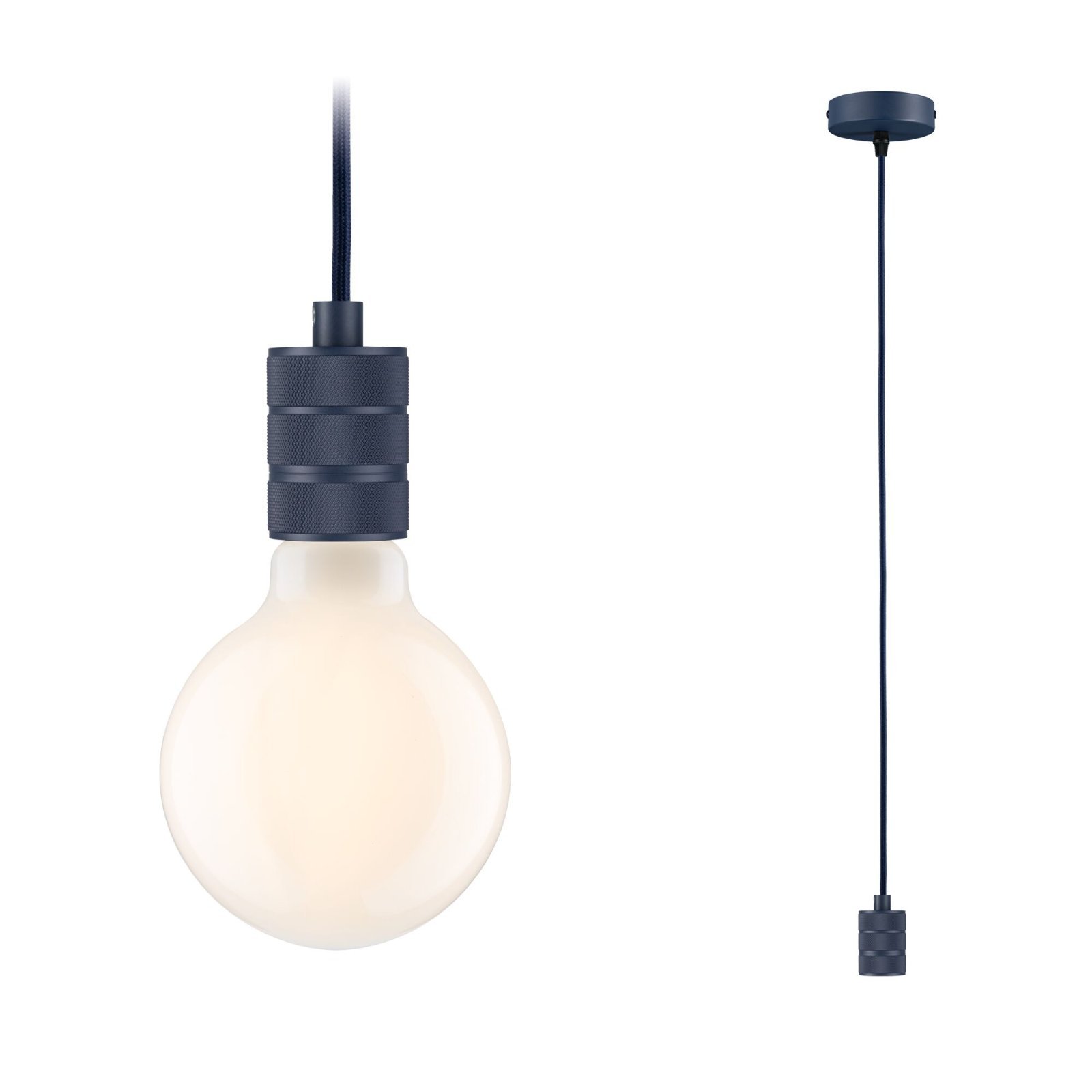 P 78435 Neordic závěsné svítidlo Tilla E27 max. 60W noční modrá stmívatelné kov - PAULMANN