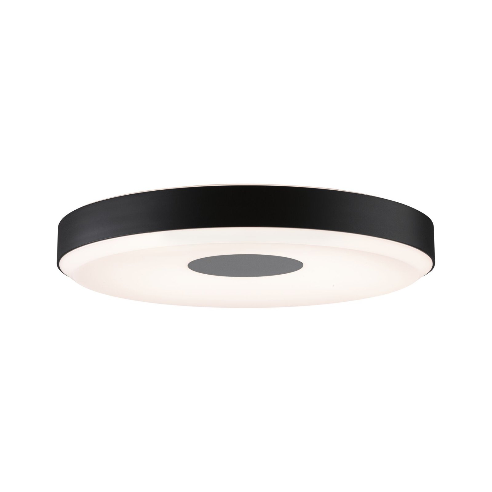 P 79518 LED stropní svítidlo 3-krokové-stmívatelné Puric Pane 2700K / 2.230V 23W stmívatelné černá/šedá - PAULMANN