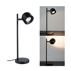 Obrázek pro produkt LED stolní lampa 3-krokové-stmívatelné Puric Pane 2700K 5,5W černá - PAULMANN