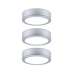 Obrázek pro produkt LED podskříňkové svítidlo Pukk 3x3,5W 65mm 230V kruhové matný chrom - PAULMANN