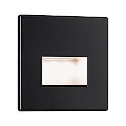 Obrázek pro produkt LED vestavné svítidlo do zdi Edge Quadro hranaté 8x8cm 1,2W 230V 2700K černá mat - PAULMANN