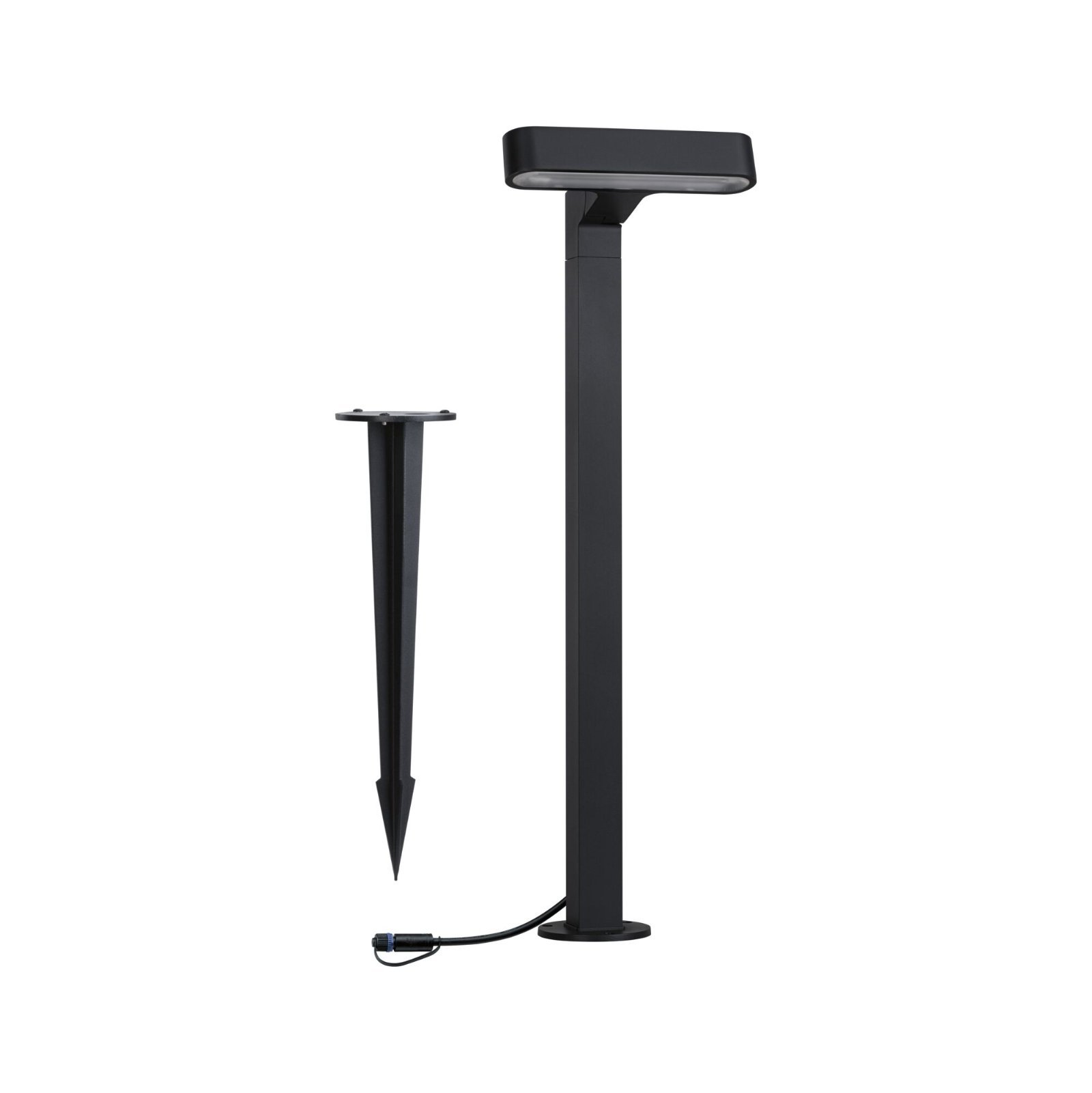 P 94546 Plug & Shine LED stojací svítidlo Ito horizontální orientace IP65 3000K 6W antracit - PAULMANN (obrázek 10)