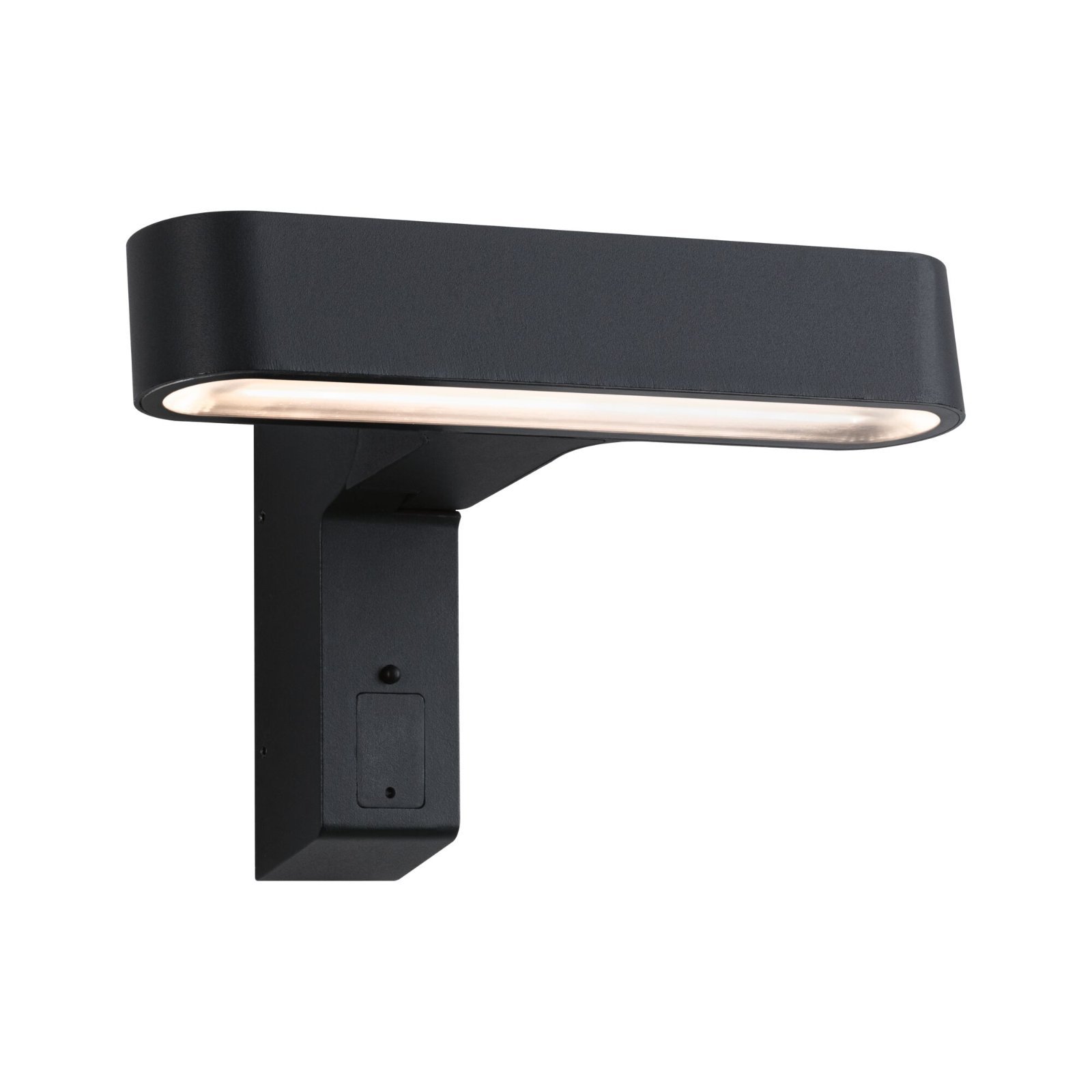 P 94548 LED venkovní nástěnné svítidlo Ito pohybové čidlo horizontální orientace IP44 227x159mm 3000K 6W 230V 65° antracit kov/umělá hmota - PAULMANN