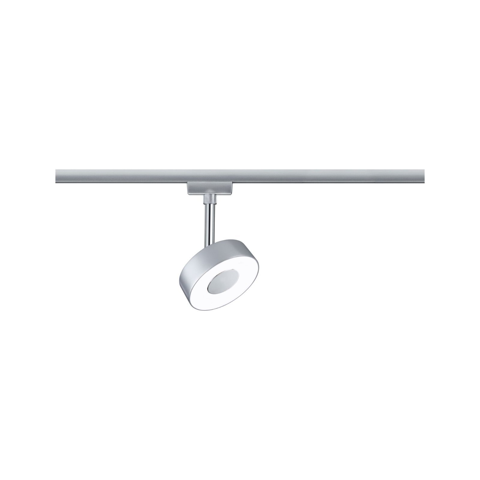 P 96799 URail LED lištový spot Circle spot 5W 4000K stmívatelné 230V matný chrom - PAULMANN