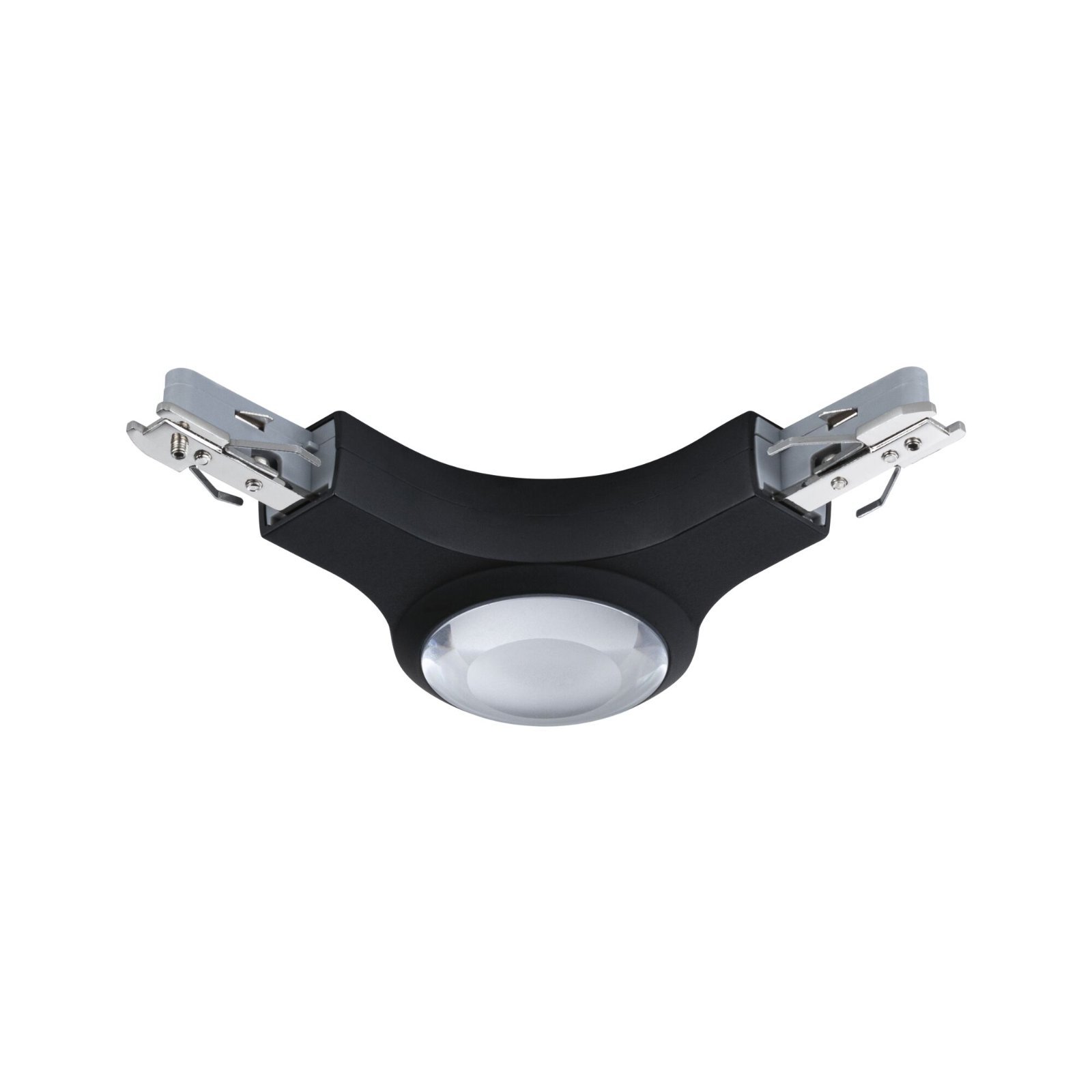 P 96997 URail rohová spojka L s osvětlením 123x57mm 5,3W černá - PAULMANN