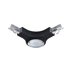 Obrázek pro produkt URail rohová spojka L s osvětlením 123x57mm 5,3W černá - PAULMANN