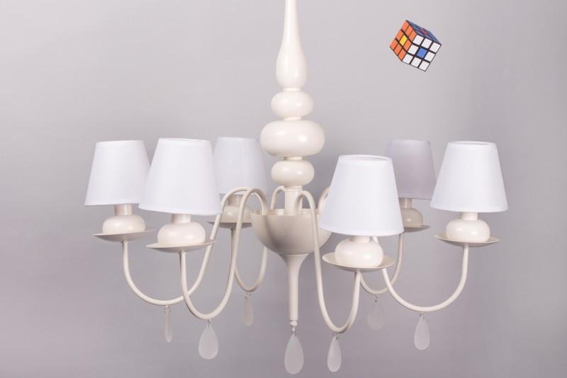 ILUX 035581 Závěsné svítidlo Ideal Lux Blanche SP6 bianco 035581 bílé 75cm   - IDEALLUX (obrázek 3)