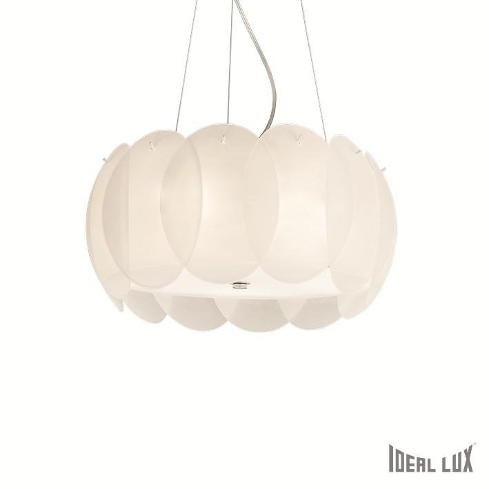 ILUX 074139 Závěsné svítidlo Ideal Lux Ovalino SP5 bianco 074139 - IDEALLUX