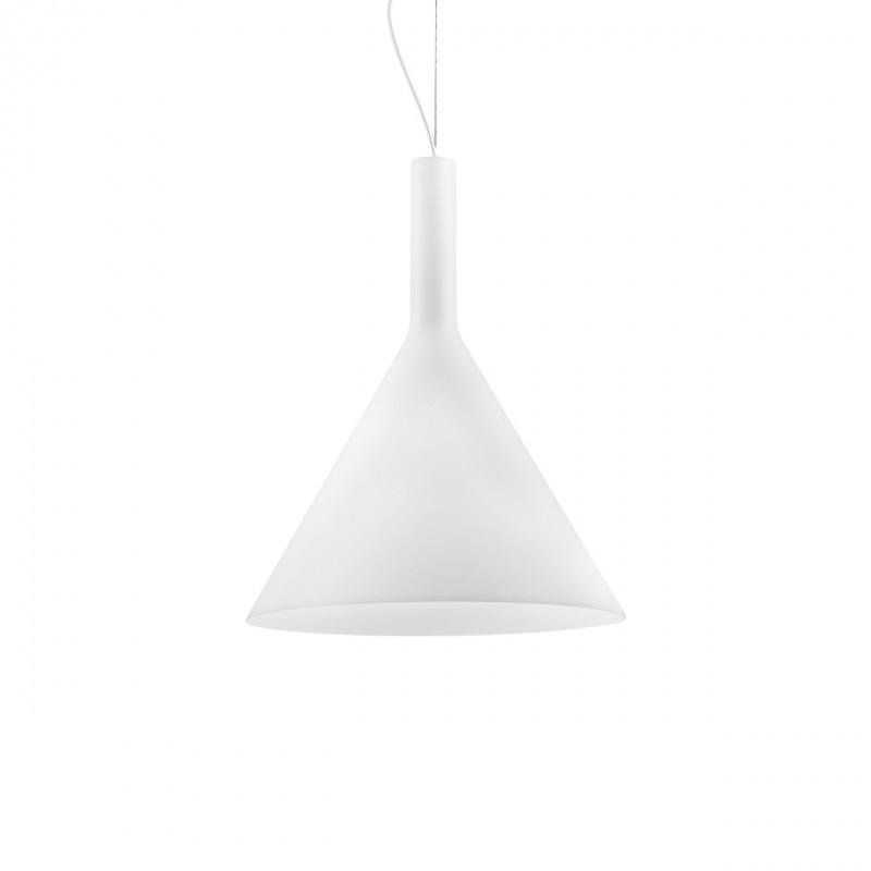 ILUX 074313 Závěsné svítidlo Ideal Lux Cocktail SP1 big bianco 074313 bílé 35cm   - IDEALLUX