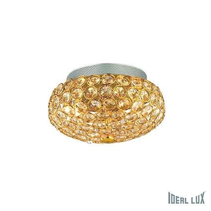 ILUX 075402 Stropní a nástěnné svítidlo Ideal Lux King PL3 oro 075402 - IDEALLUX