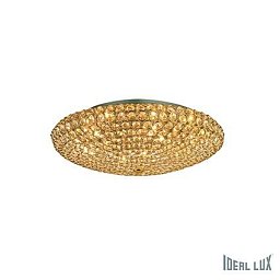 Obrázek pro produkt Stropní a nástěnné svítidlo Ideal Lux King PL9 oro 073262 zlaté - IDEALLUX