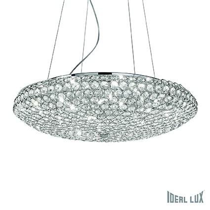 ILUX 088013 Závěsné svítidlo Ideal Lux King SP12 cromo 088013 chromové 65cm - IDEALLUX