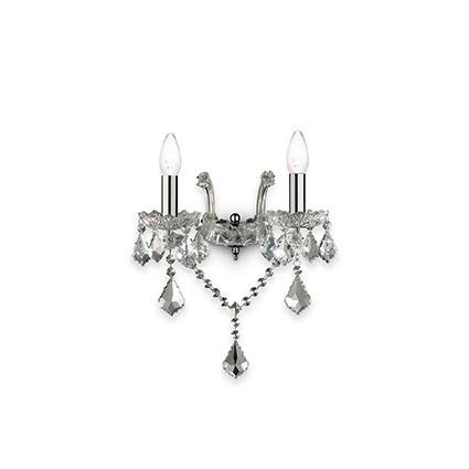ILUX 035642 Nástěnné svítidlo Ideal Lux Florian AP2 cromo 035642 chromové - IDEALLUX