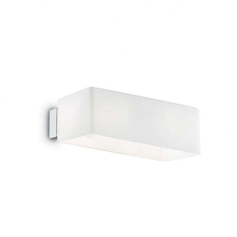 ILUX 009537 Nástěnné svítidlo Ideal Lux Box AP2 009537 bílé   - IDEALLUX