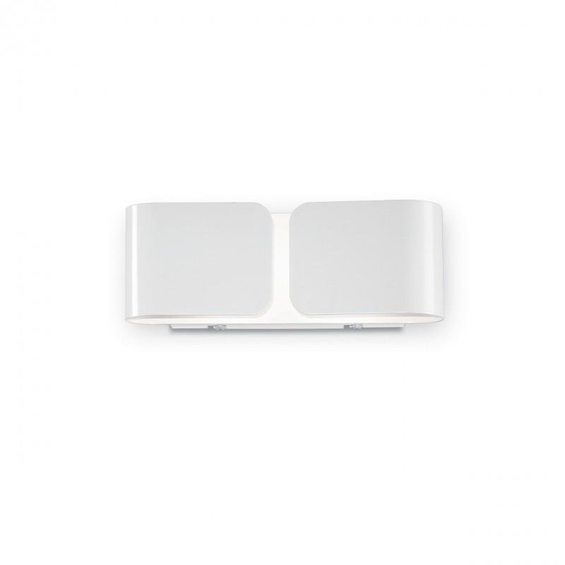 ILUX 049236  Nástěnné svítidlo Ideal Lux Clip AP2 mini bianco 049236 bílé 25cm   - IDEALLUX