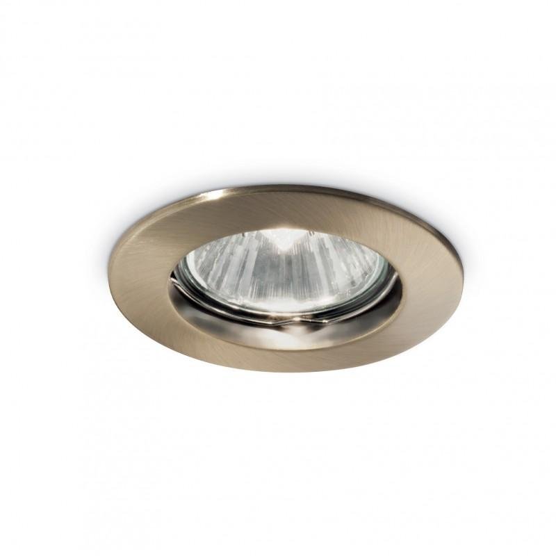 ILUX 083124 Zapuštěné bodové svítidlo Ideal Lux Jazz FI1 brunito 083124 mosazné - IDEALLUX