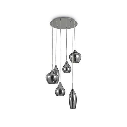 ILUX 111841 Závěsné svítidlo Ideal Lux Soft SP6 fume 111841 šedé - IDEALLUX
