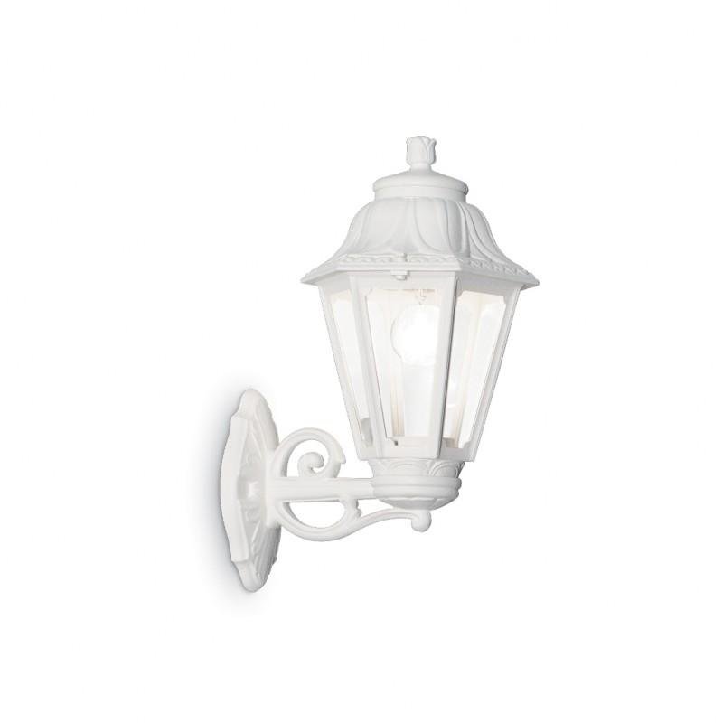 ILUX 120423 Venkovní nástěnné svítidlo Ideal Lux Anna AP1 big bianco 120423 bílé IP44   - IDEALLUX