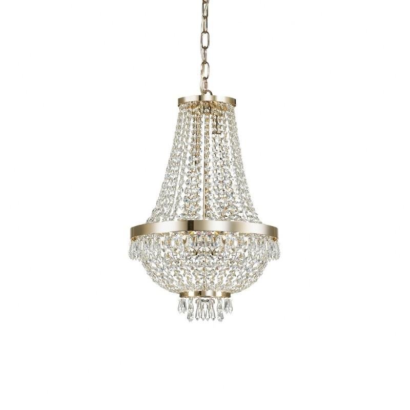 ILUX 114729  Závěsné svítidlo Ideal Lux Caesar SP6 oro 114729 38cm zlaté   - IDEALLUX