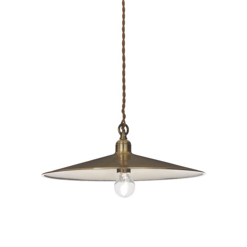 ILUX 112701 Závěsné svítidlo Ideal Lux Cantina SP1 brunito 112701 bronzové 35cm   - IDEALLUX