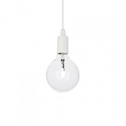 Obrázek pro produkt Závěsné svítidlo Ideal Lux Edison SP1 bianco 113302 bílé - IDEALLUX
