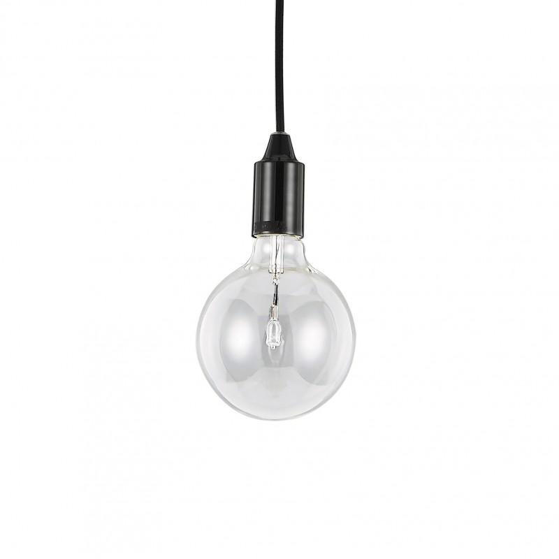 ILUX 113319 Závěsné svítidlo Ideal Lux Edison SP1 nero 113319 černé - IDEALLUX