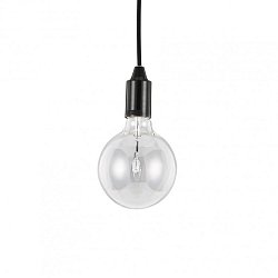 Obrázek pro produkt Závěsné svítidlo Ideal Lux Edison SP1 nero 113319 černé - IDEALLUX