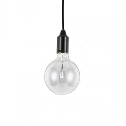 Obrázek pro produkt Závěsné svítidlo Ideal Lux Edison SP1 nero 113319 černé - IDEALLUX