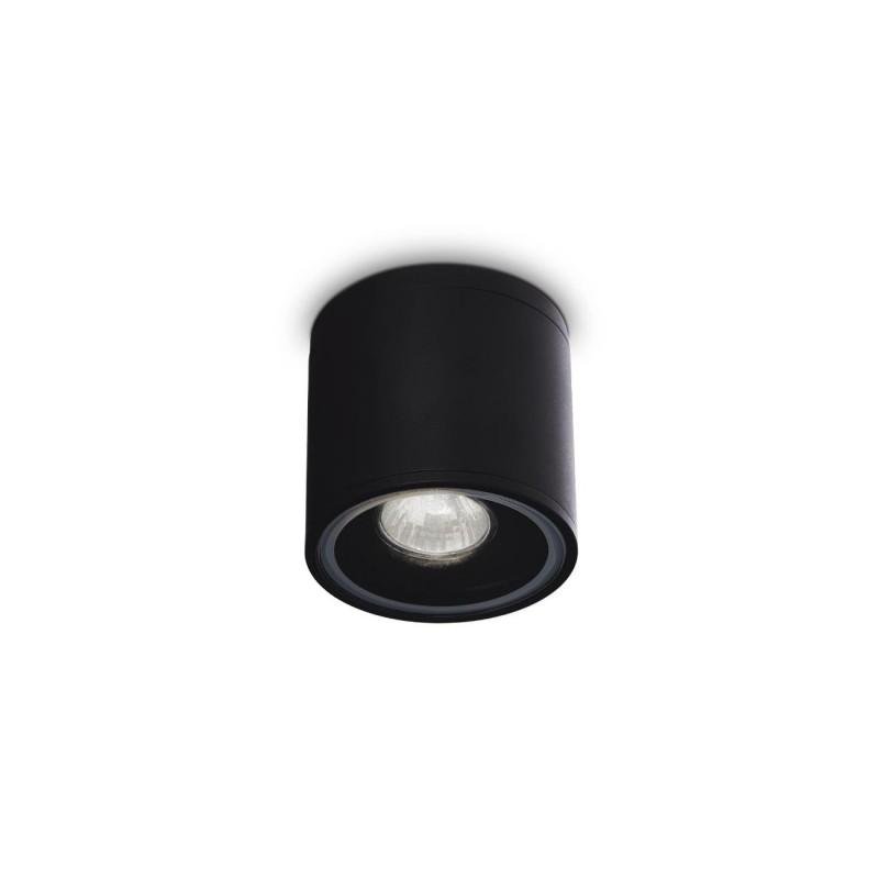 ILUX 122687 Venkovní stropní svítidlo Ideal Lux Gun PL1 nero 122687 černé 11cm IP44 - IDEALLUX